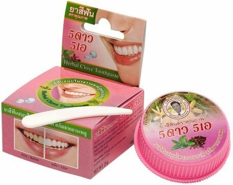 Таиланд 5 Star Cosmetic Растительная зубная паста с травами, 25 гр.