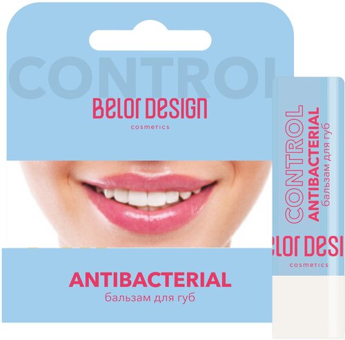 Belor Design Бальзам для губ Lip Control Antibacterial, 4,4 г