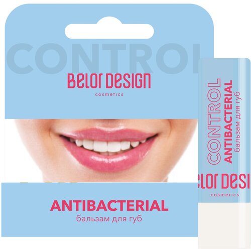 Belor Design Бальзам для губ Lip Control Antibacterial, 4,4 г