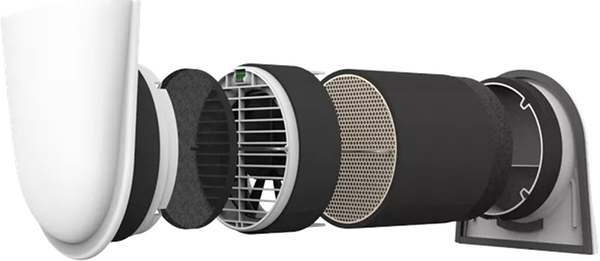 Бытовая приточно-вытяжная вентиляционная установка / Бризёр getAir SmartFan