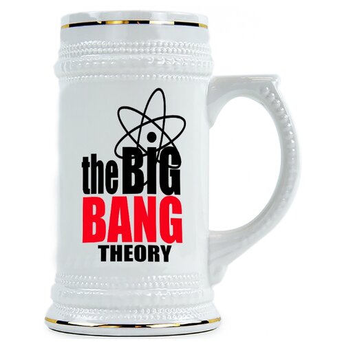 фото Пивная кружка the bing bang theory , большой взрыв drabs