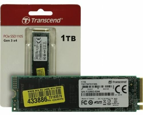 Твердотельный накопитель Transcend 1 ТБ M2 TS1TMTE110S