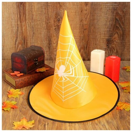 фото Карнавальная шляпа «паук», цвет оранжевый страна карнавалия