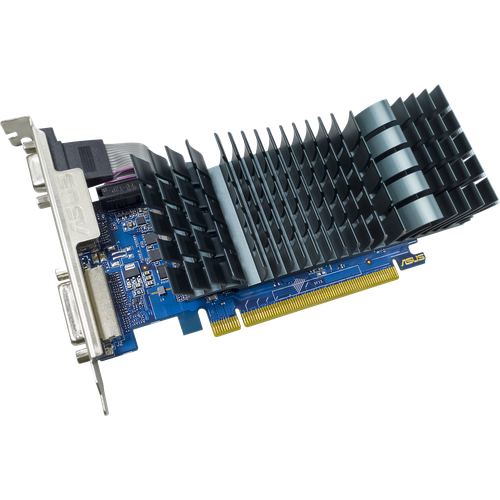 Видеокарта Asus PCI-E GT710-SL-2GD3-BRK-EVO NVIDIA GeForce GT 710 2048Mb 64 DDR3 954/5012 DVIx1 HDMIx1 CRTx1 HDCP Ret low profile