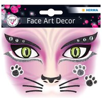 НАКЛЕЙКИ FACE ART PINK CAT