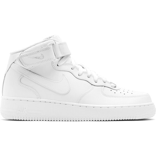 Кеды NIKE Air Force 1, натуральная кожа, размер 8.5 US, белый