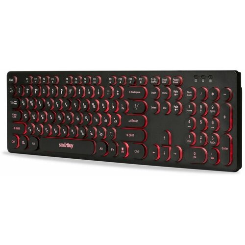 Клавиатура SMARTBUY SBK-328U-K ONE 328 черный 160900₽