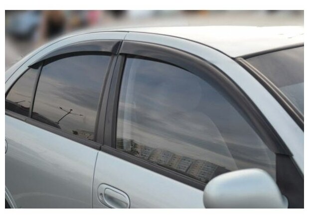 Дефлекторы боковых окон для Nissan Almera Седан 2000-2006, Almera Classic 2006-2013, Bluebird Sylphy