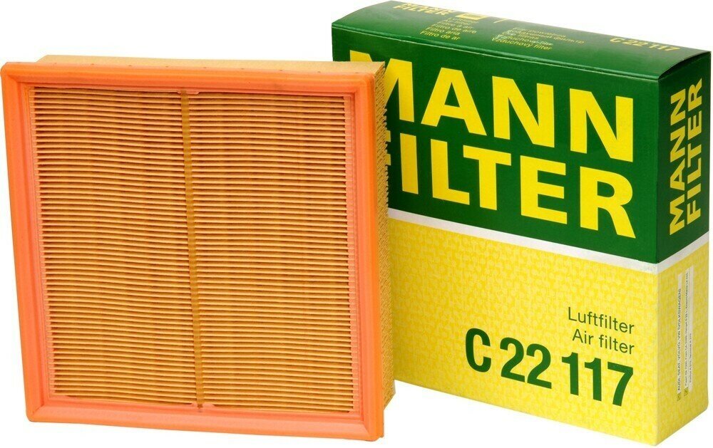 Панельный фильтр MANN FILTER C22117