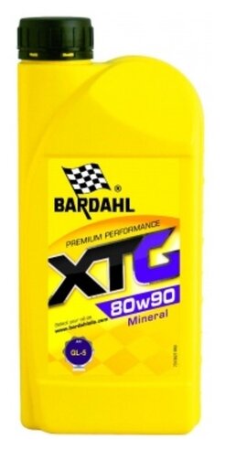 Масло трансмиссионное Bardahl XTG 80W-90, 80W-90, 1 л