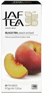 Чай чёрный JAF TEA Peach Orchard с ароматом персика, 25 пак.