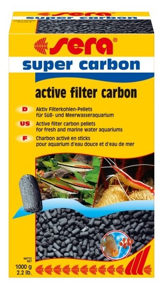 Sera Активированный уголь Super Carbon 1 кг - фото №2