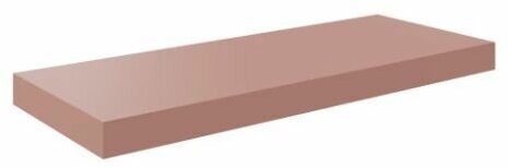 Полка мебельная Bistro 60x23.5x3.8 см МДФ цвет розовый