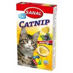 Добавка в корм SANAL Catnip с кошачьей мятой для кошек и котят - изображение