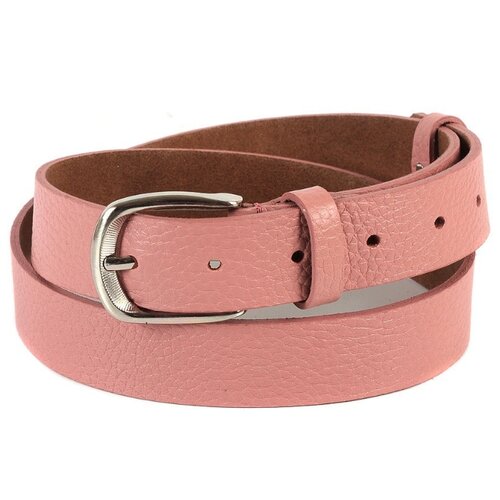 фото Ремень женский из натуральной кожи mayger а-рн-4503/розовый/90