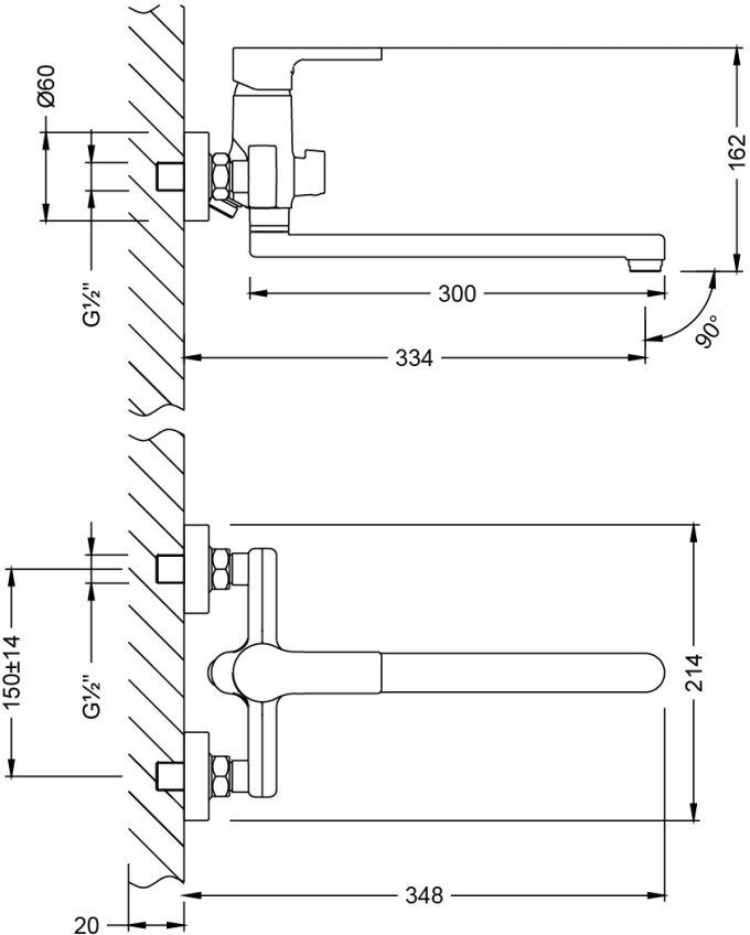 Смеситель для ванной с душем LEMARK LM0651C - фото №19