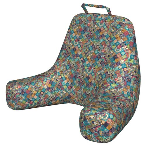 фото Кресло подушка для чтения ambesonne "лоскуты арнамента", 60x120 см