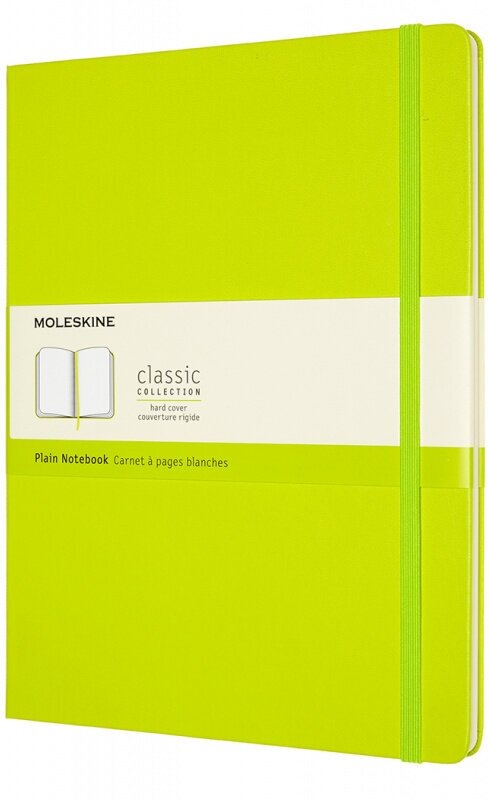 Блокнот Moleskine CLASSIC QP092C2 XLarge 190х250мм 192стр. нелинованный твердая обложка лайм