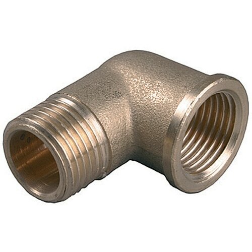 GENERAL FITTINGS гайка-штуцер, 1/2″, латунь, уголок с упором (51074-G/S-1/2) уголок с упором general fittings 51074 g s 3 4