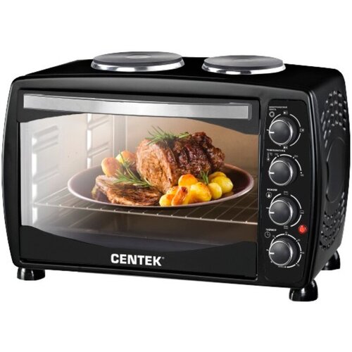 мини печь centek ct 1531 grill 1600 вт 42 л черный Мини-печь Centek CT-1531-42 черный