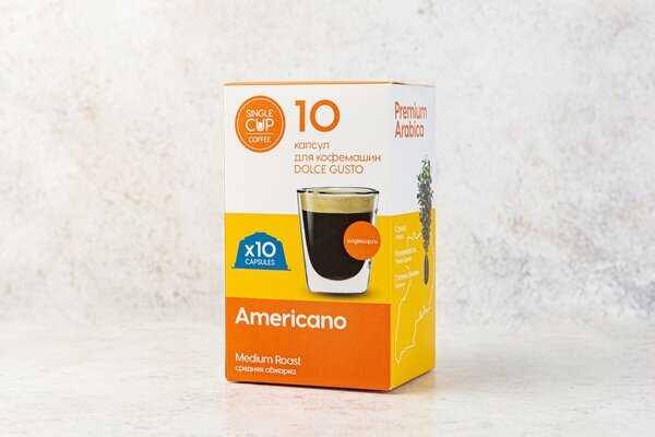 Кофе в капсулах Single Cup Coffee "Americano" формата Dolce Gusto, 10 шт - фотография № 9