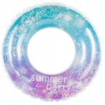 Пляжный надувной круг с блестками Hello Summer 60 см - изображение