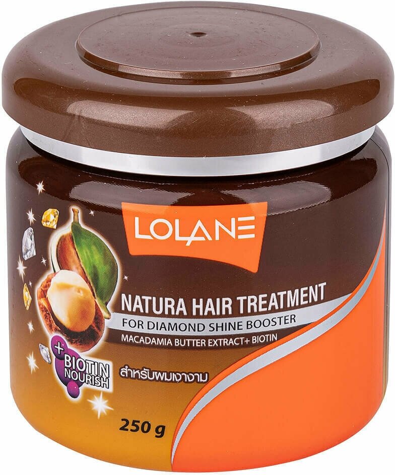 Lolane Маска питательная для сияния волос с маслом Макадамии, 250 гр