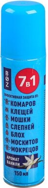 Аэрозоль-репеллент 7 в 1 BOZ, 150 мл - фотография № 1