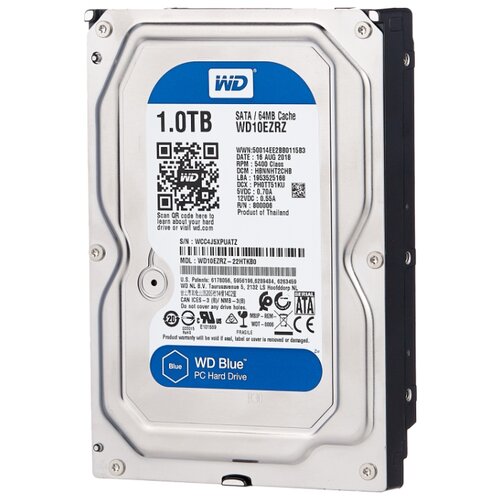 фото Жесткий диск Western Digital WD Blue Desktop 1 TB (WD10EZRZ)