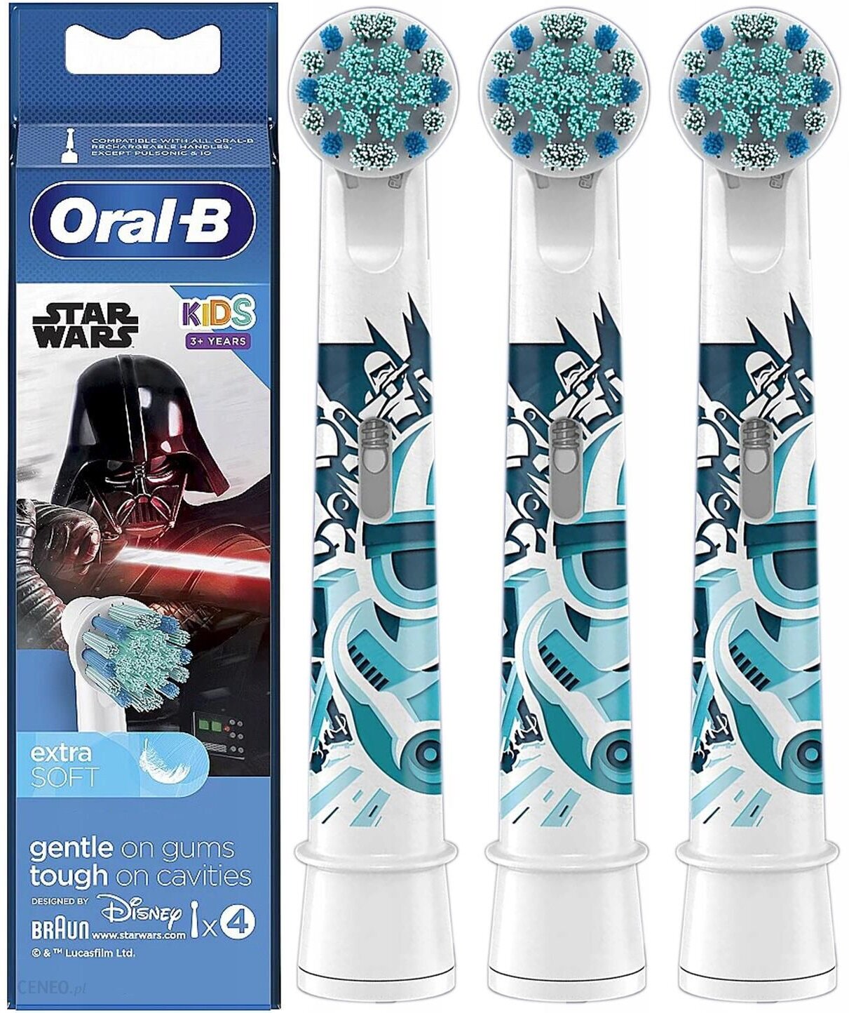 Насадки для зубных щеток Oral-B EB10S Star Wars Звёздные войны 3 шт - фотография № 2