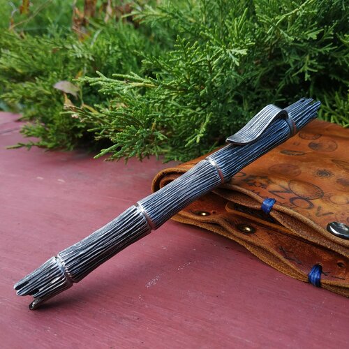 Титановая тактическая сверхпрочная ручка Старый Бамбук черный Стержень Parker 8300₽