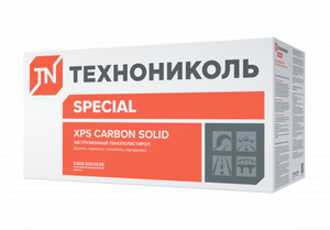 Экструдированный пенополистирол (XPS) ТЕХНОНИКОЛЬ CARBON SOLID тип A 500 240х60см 50мм