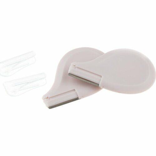 Бритва для бровей Dewal Beauty со съемным лезвием длина 75 см 2 шт 345₽