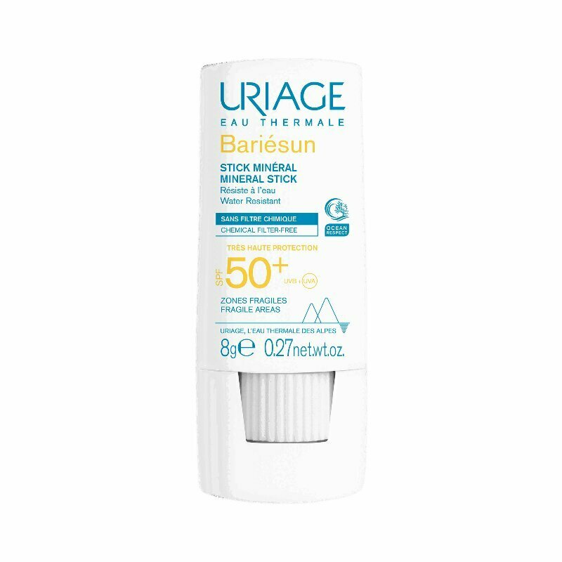 Урьяж Барьесан Стик Д/Уязвимых Зон Минеральный Spf 50+ 8Г