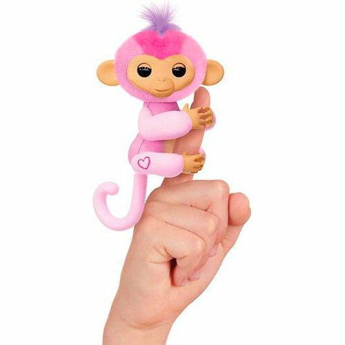 Игрушка Fingerlings 2.0 Harmony, monkey, розовый 3111 робот fingerlings ручная обезьянка двухцветная чарли