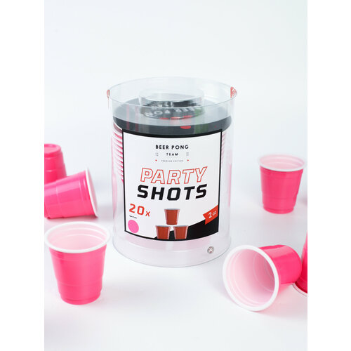 Рюмки одноразовые, шоты, розовые стаканы для вечеринки