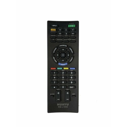 Пульт для Sony RM-L1090 PE универсальный (черный) пульт для телевизора sony rmt tx101d