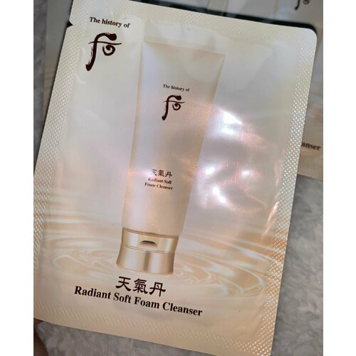 The History of Whoo увлажняющая пенка для умывания с женьшенем и золотом 2мл5шт 450₽