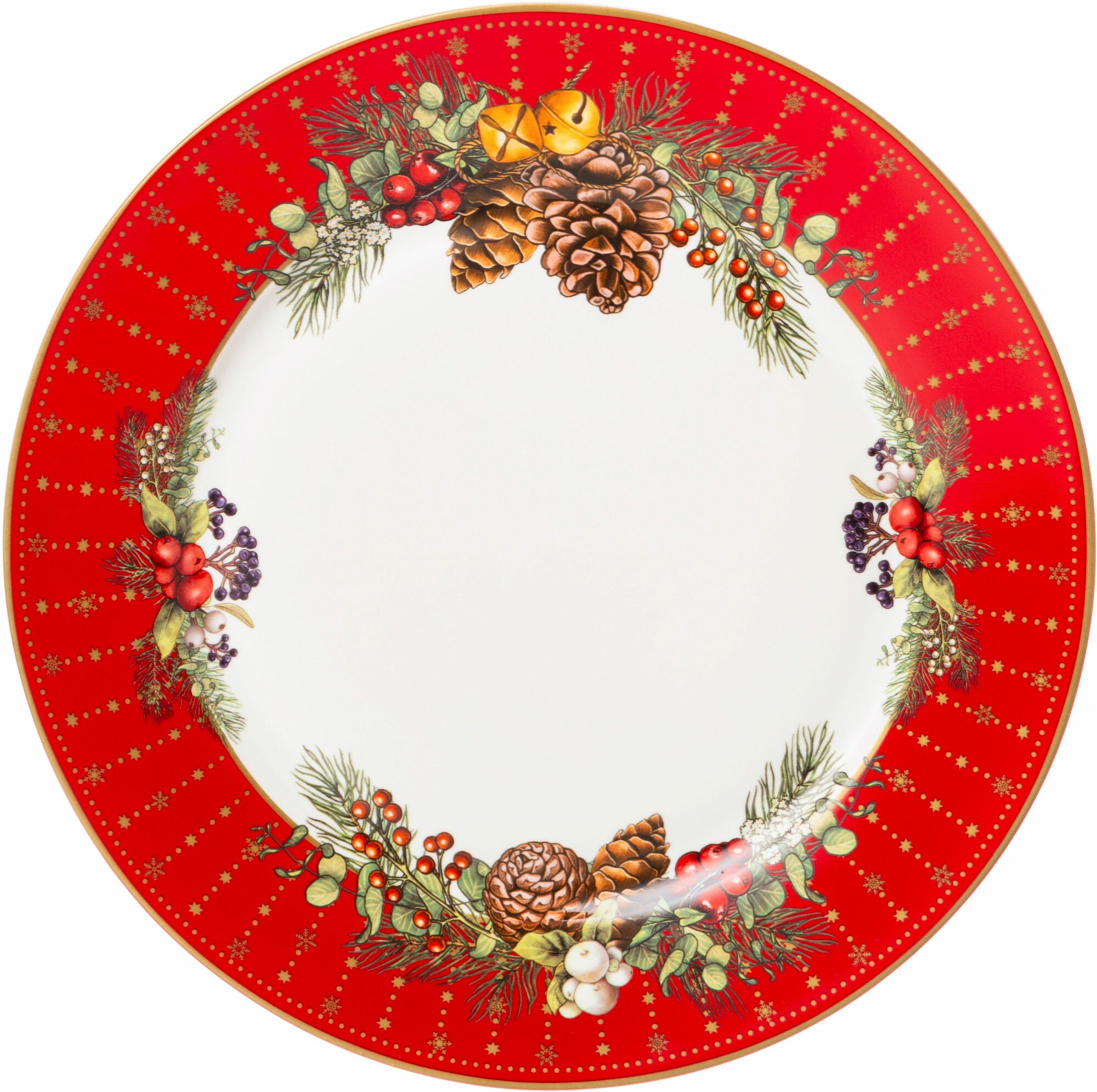 фото Lefard Тарелка обеденная Часы 85-1818, 21 см