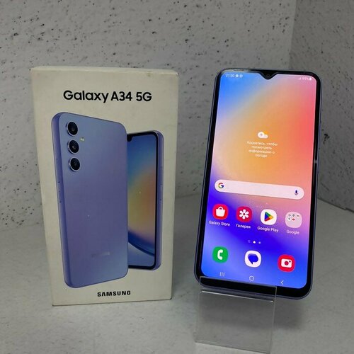 Смартфон Samsung Galaxy A34 5G 6/128 ГБ (лавандовый) — купить в ...