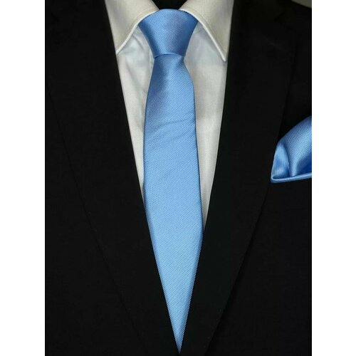 Галстук , голубой