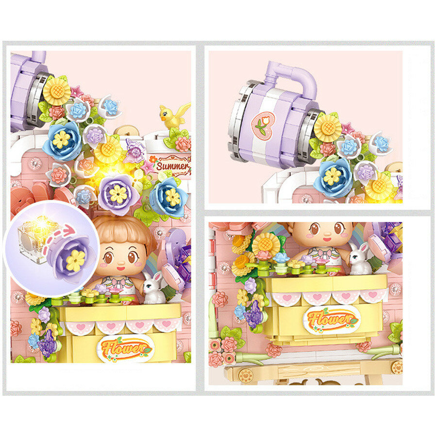 Конструктор LOZ Мольберт: летние цветы (мини детали) 1301 — фото 1