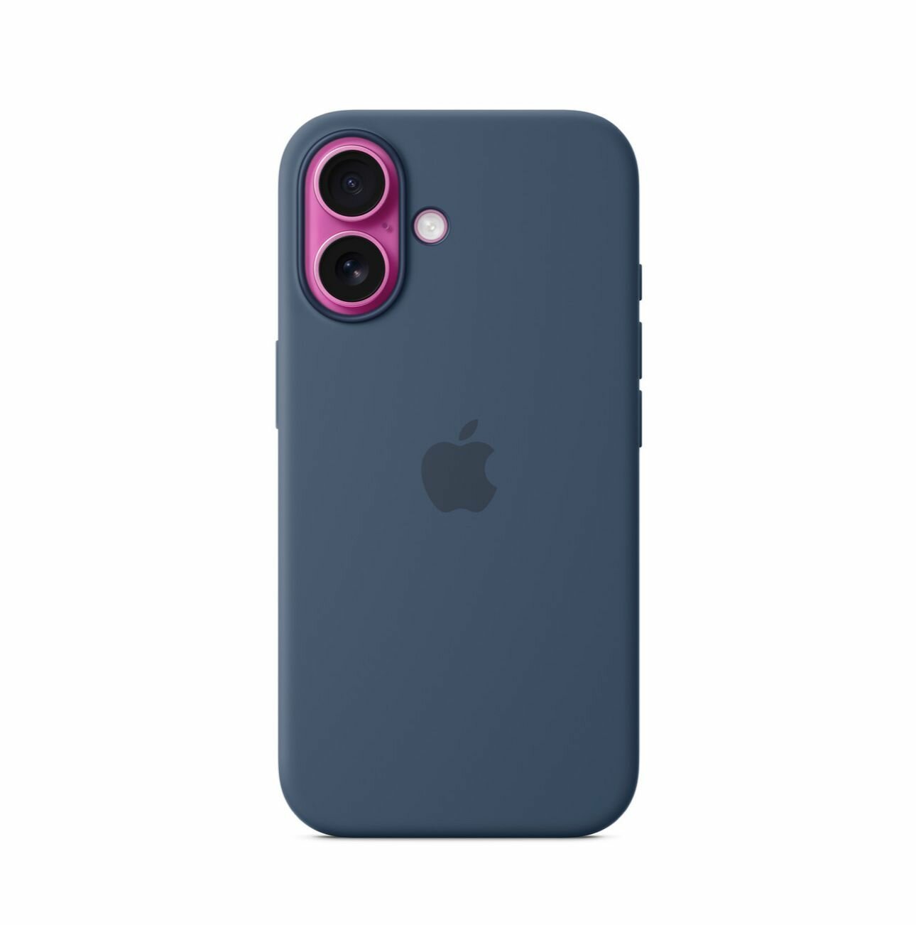 Чехол силиконовый с MagSafe Silicon Case for iPhone 16 Denim / синий — фото 1