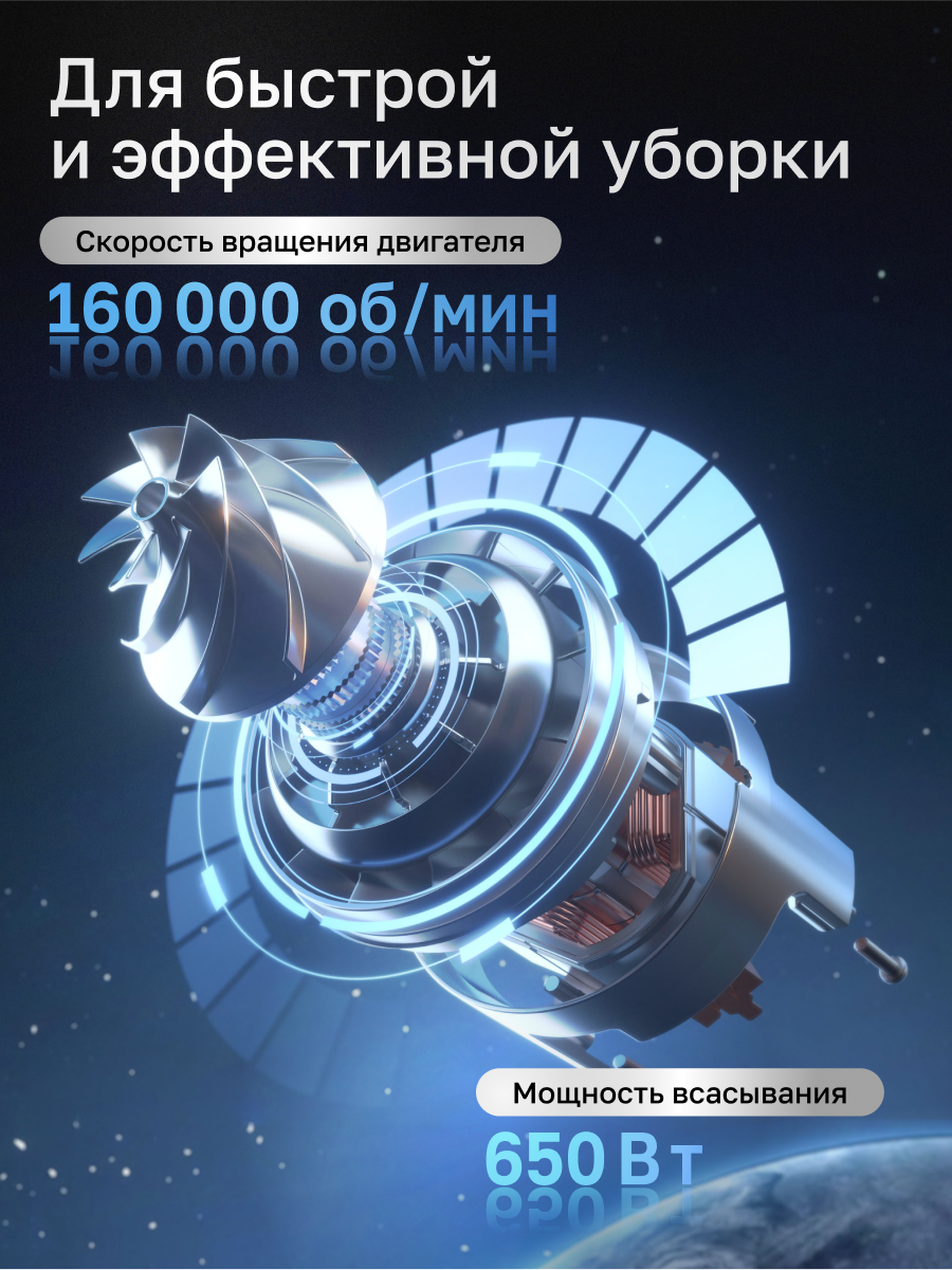 Пылесос вертикальный Dreame Cordless Vacuum Cleaner V12 Pro — фото 1