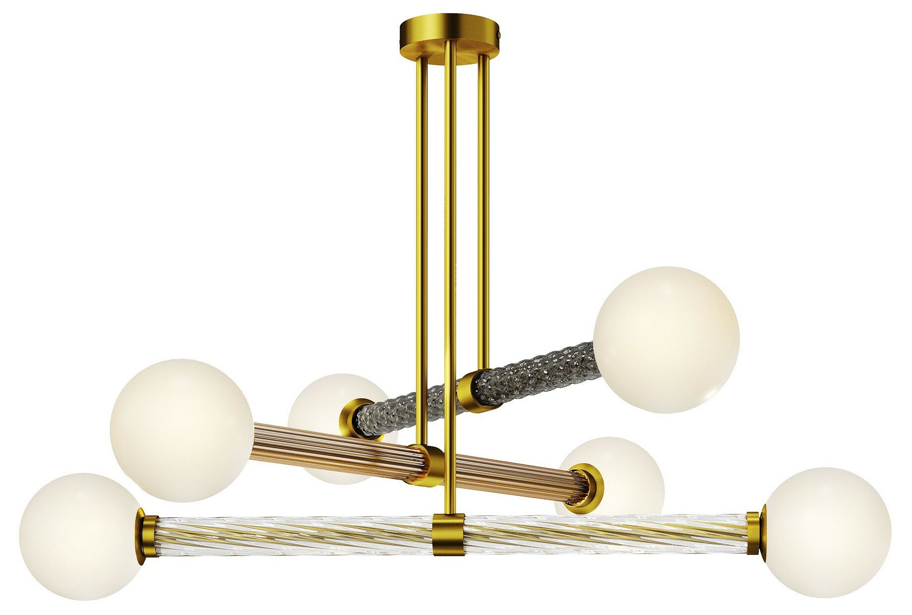 Люстра на штанге Maytoni Театро MOD287PL-06BS