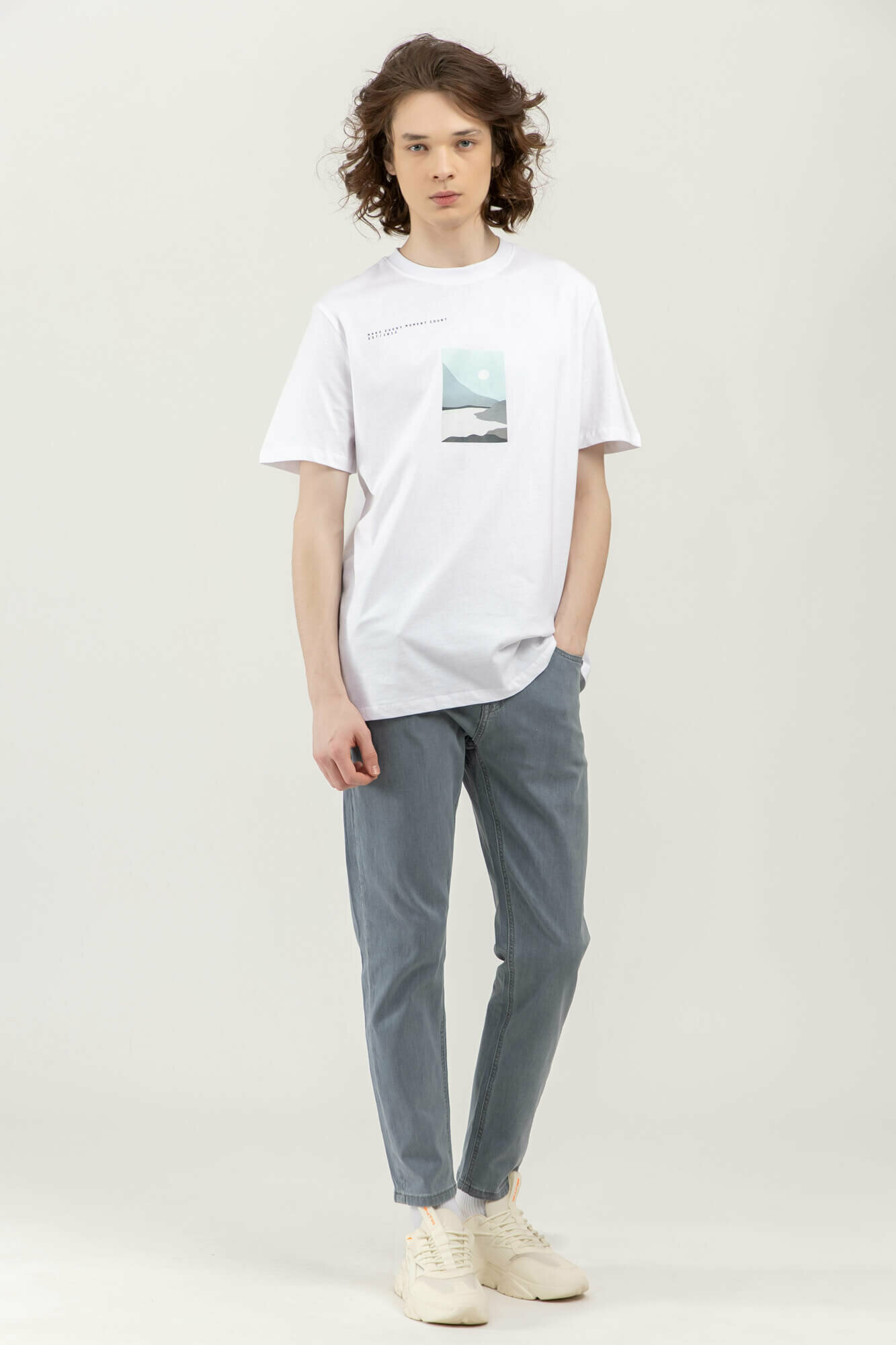 Футболка спортивная TERRA PRO, размер L, white — фото 1