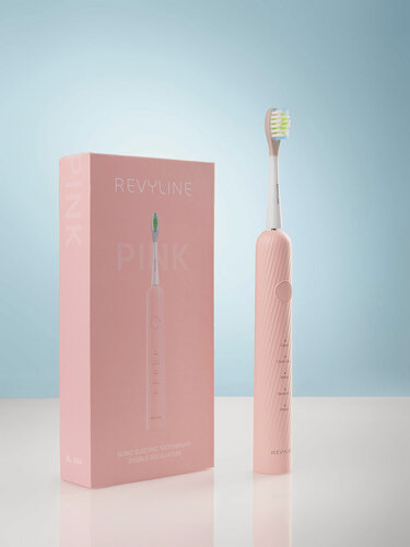 Изображение товара Электрическая зубная щетка Revyline RL044, 5 режимов, датчик давления, розовая