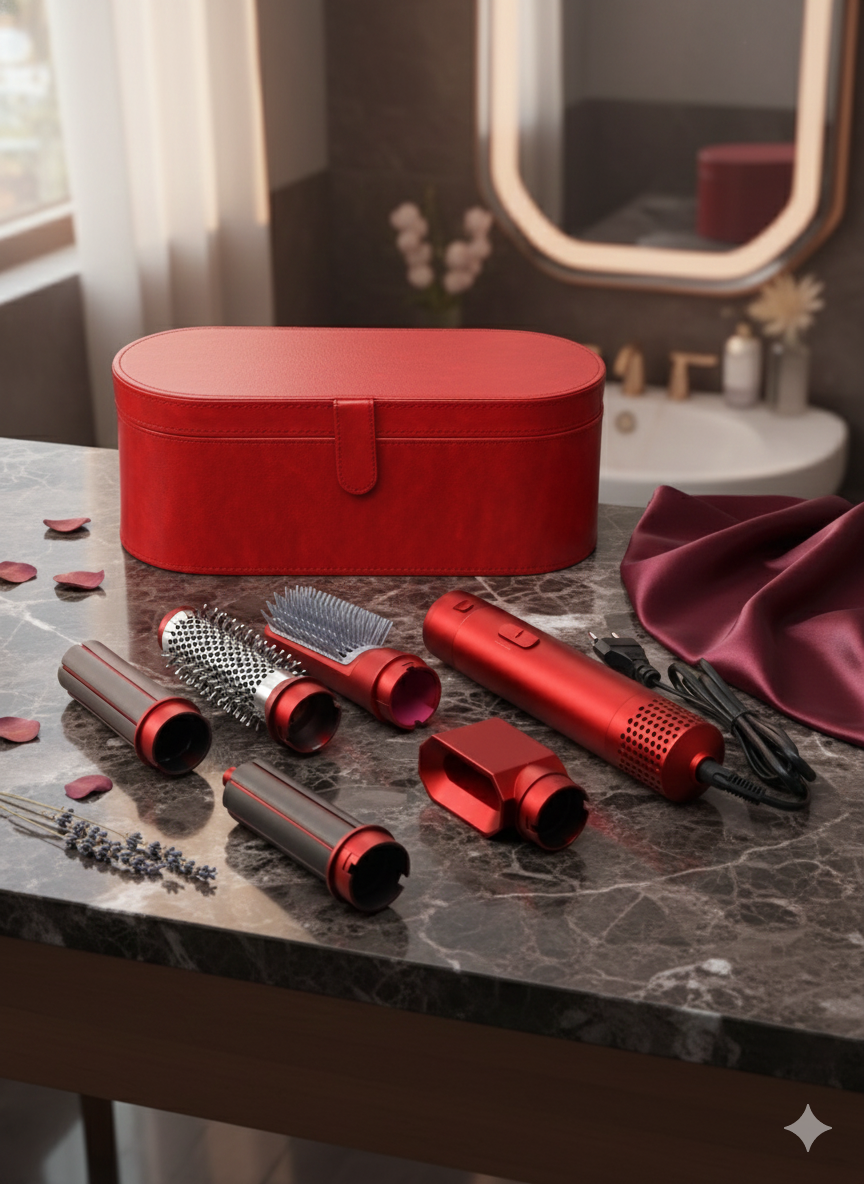 Фен для сушки и для укладки волос + сумка в подарок, Дайсон Фен, 5 в 1, Dyson