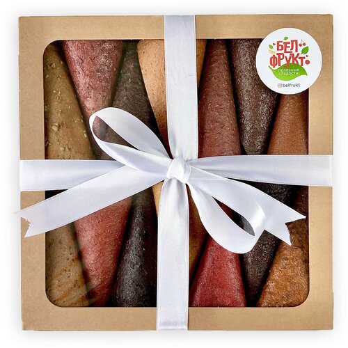 Подарочный набор Белфрукт, размер "L" 14 вкусов фруктовой и ягодной пастилы, подарок на Новый год, на праздник и день рождения