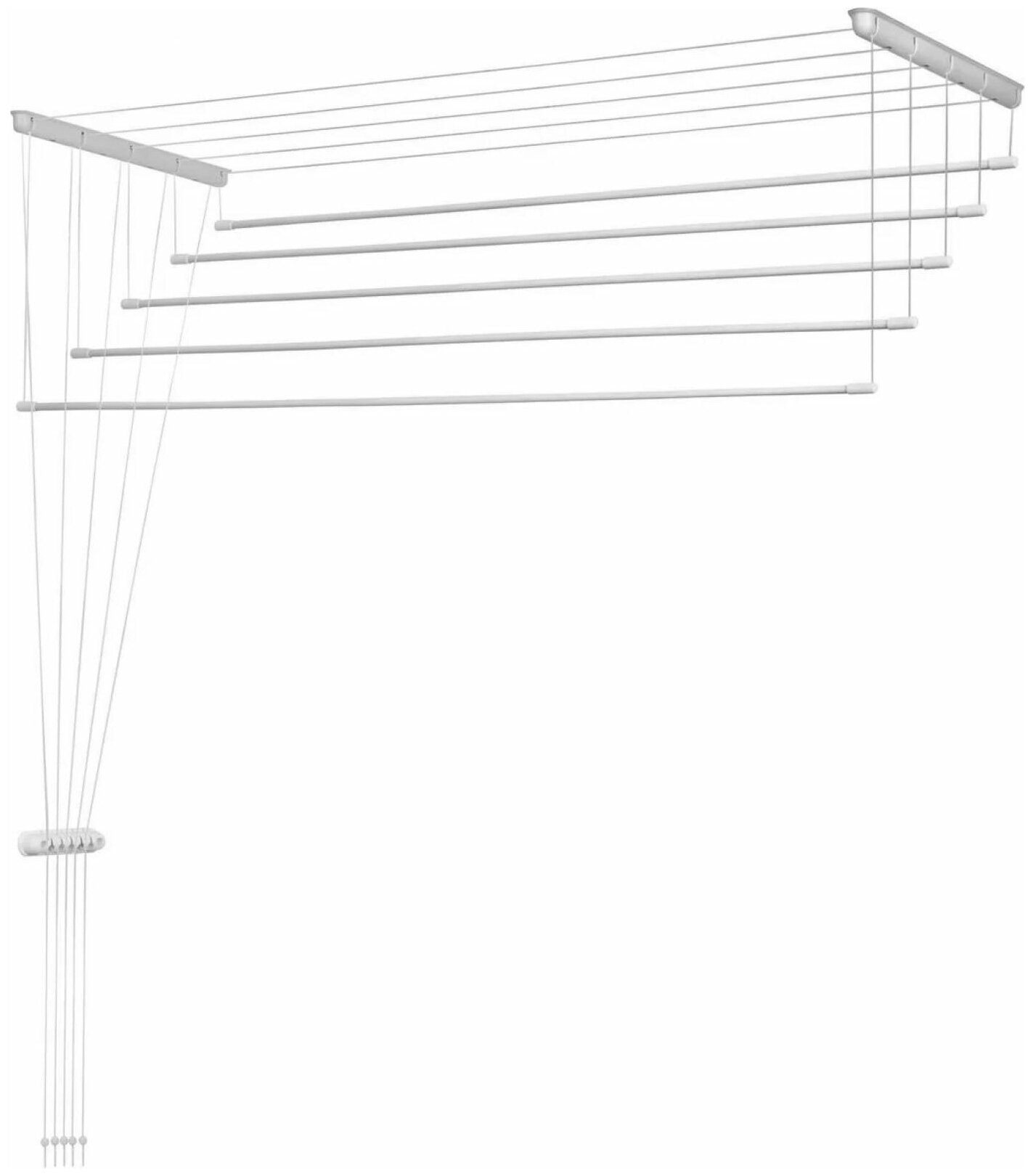 Сушилка для белья ЛакМет Лиана потолочная, 7 линий, 1.8 м 116610